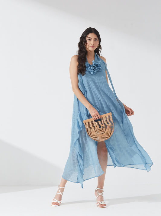 Seoul Breeze Halter Dress