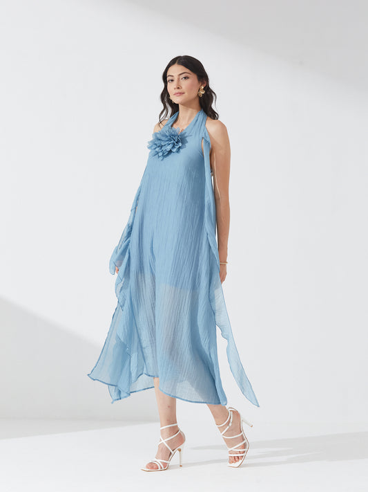 Seoul Breeze Halter Dress