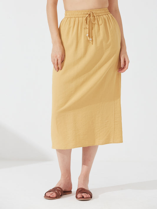 Golden Mustard Draped Set