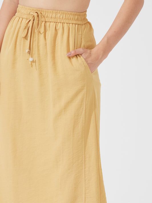 Golden Mustard Draped Set