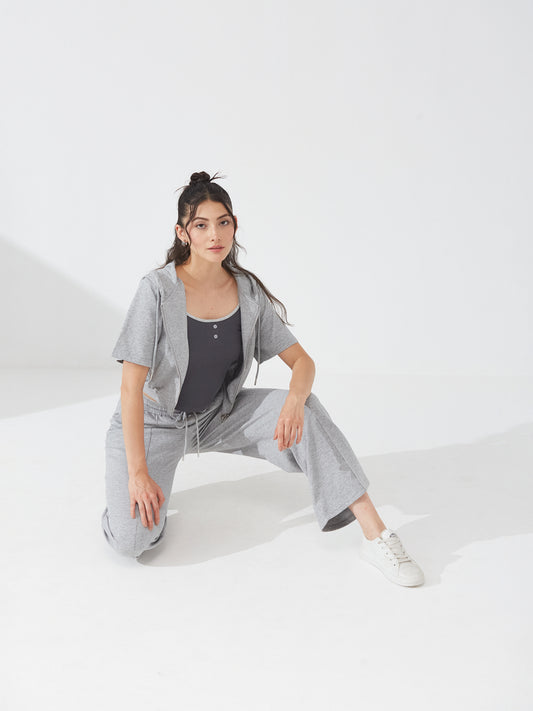 Light Grey Lounge Co-ord with Hoodie (SET of 3)