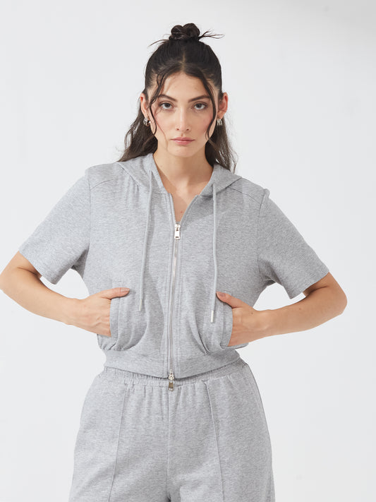 Light Grey Lounge Co-ord with Hoodie (SET of 3)