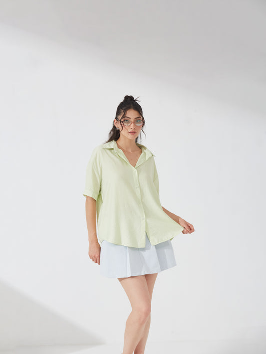 Mint Green Shimmer Shirt