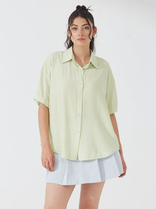 Mint Green Shimmer Shirt