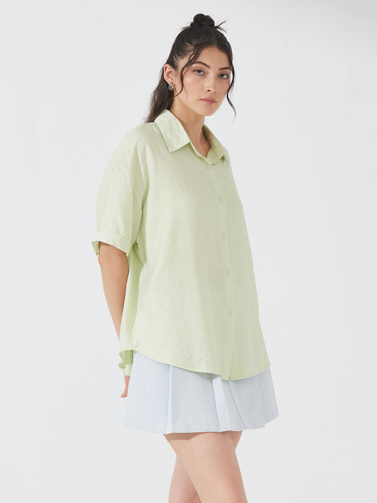Mint Green Shimmer Shirt