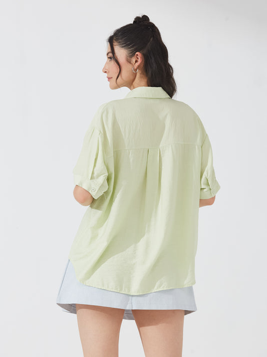Mint Green Shimmer Shirt
