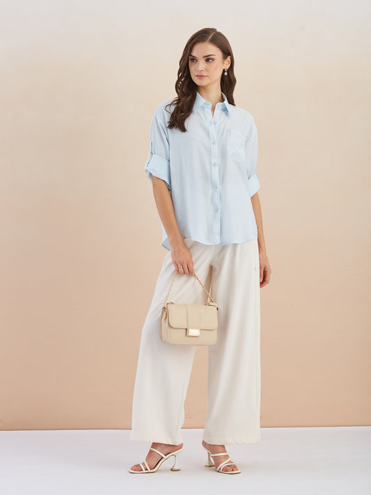 Light Blue Cotton Shirt