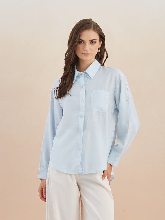 Light Blue Cotton Shirt