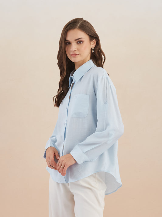 Light Blue Cotton Shirt