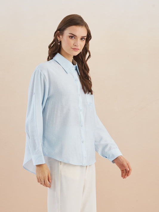 Light Blue Cotton Shirt