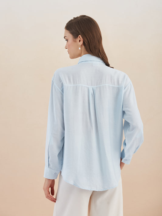 Light Blue Cotton Shirt