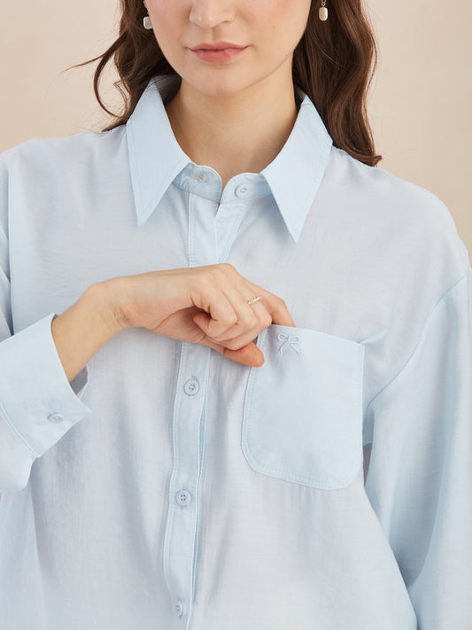 Light Blue Cotton Shirt