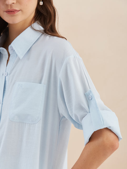Light Blue Cotton Shirt