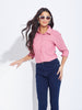 Pink Striped Button Down Shirt