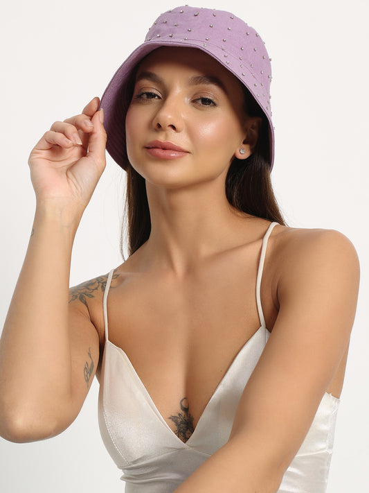 Chic Crystal Bucket Hat