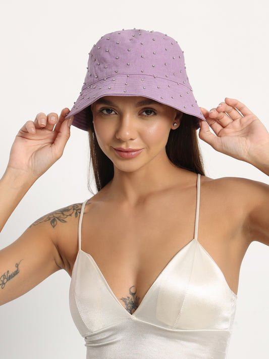 Chic Crystal Bucket Hat