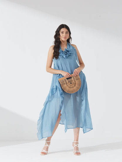 Seoul Breeze Halter Dress