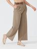 Tailored Pants with tan belt
