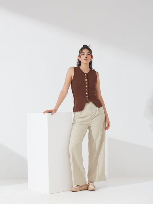 Tailored Pants with belt
