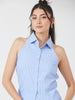 Pinstripe Halter Shirt