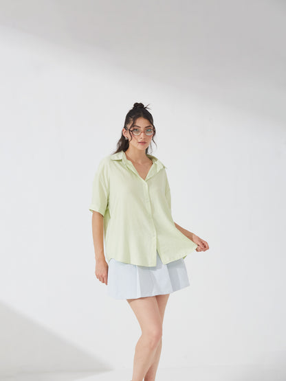 Mint Green Shimmer Shirt