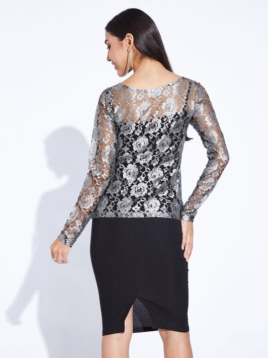 Silver Whisper Top