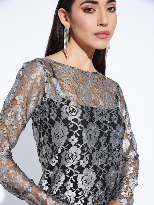 Silver Whisper Top