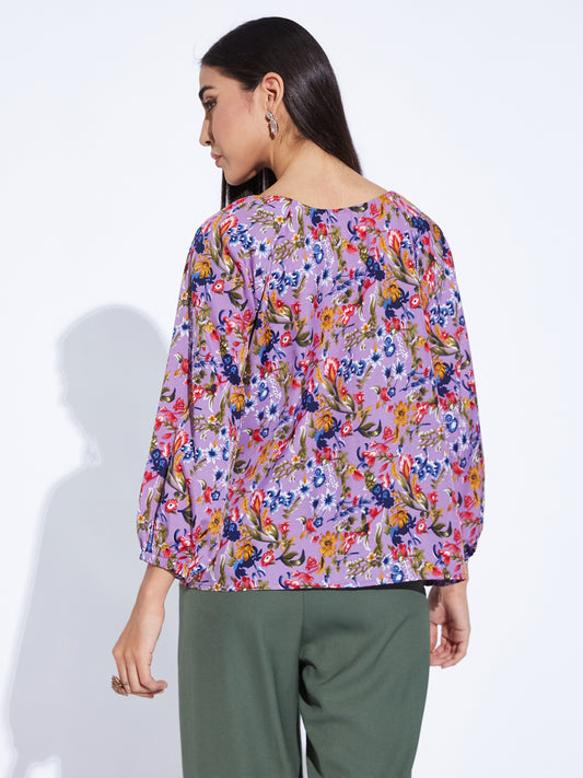 Lila Top