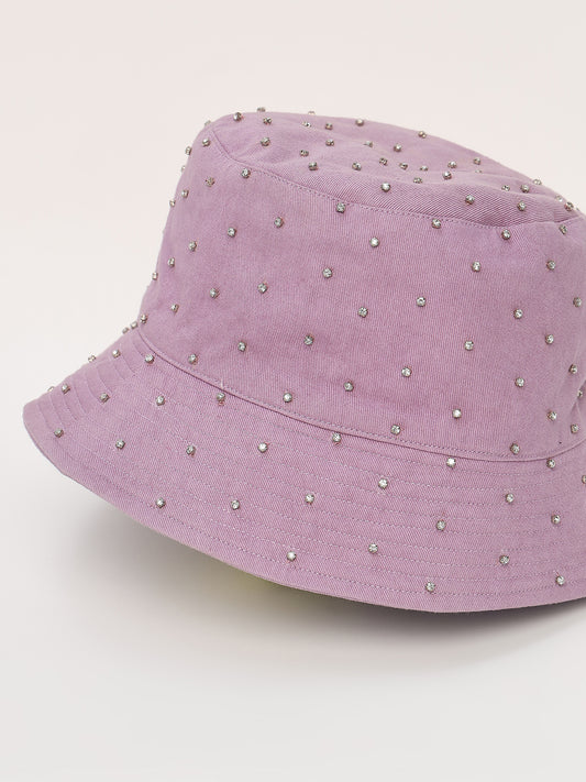 Chic Crystal Bucket Hat