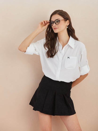 White Cotton Shirt