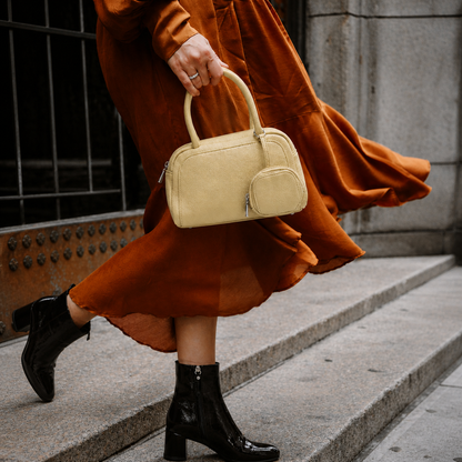 Elegant Beige Mini Shoulder Bag
