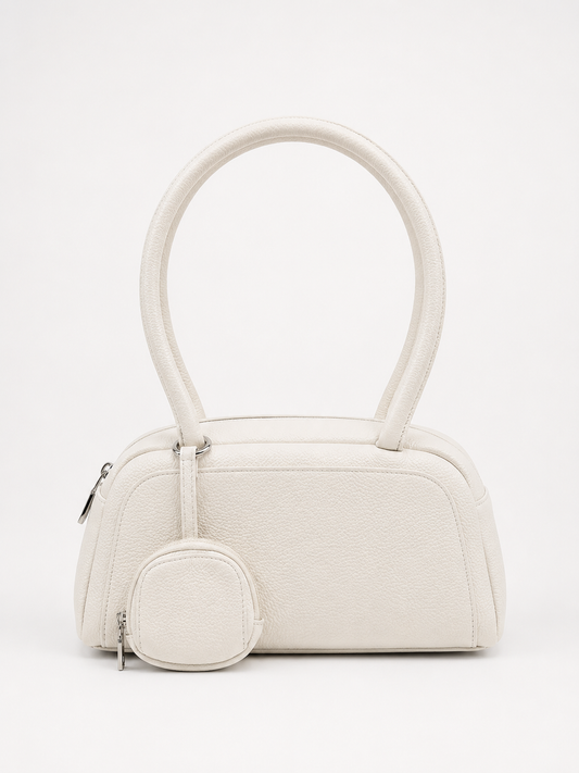 Elegant White Mini Shoulder Bag