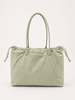 Sage Green Drawstring Tote Bag