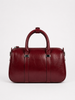 Luxury Red Barrel Handbag