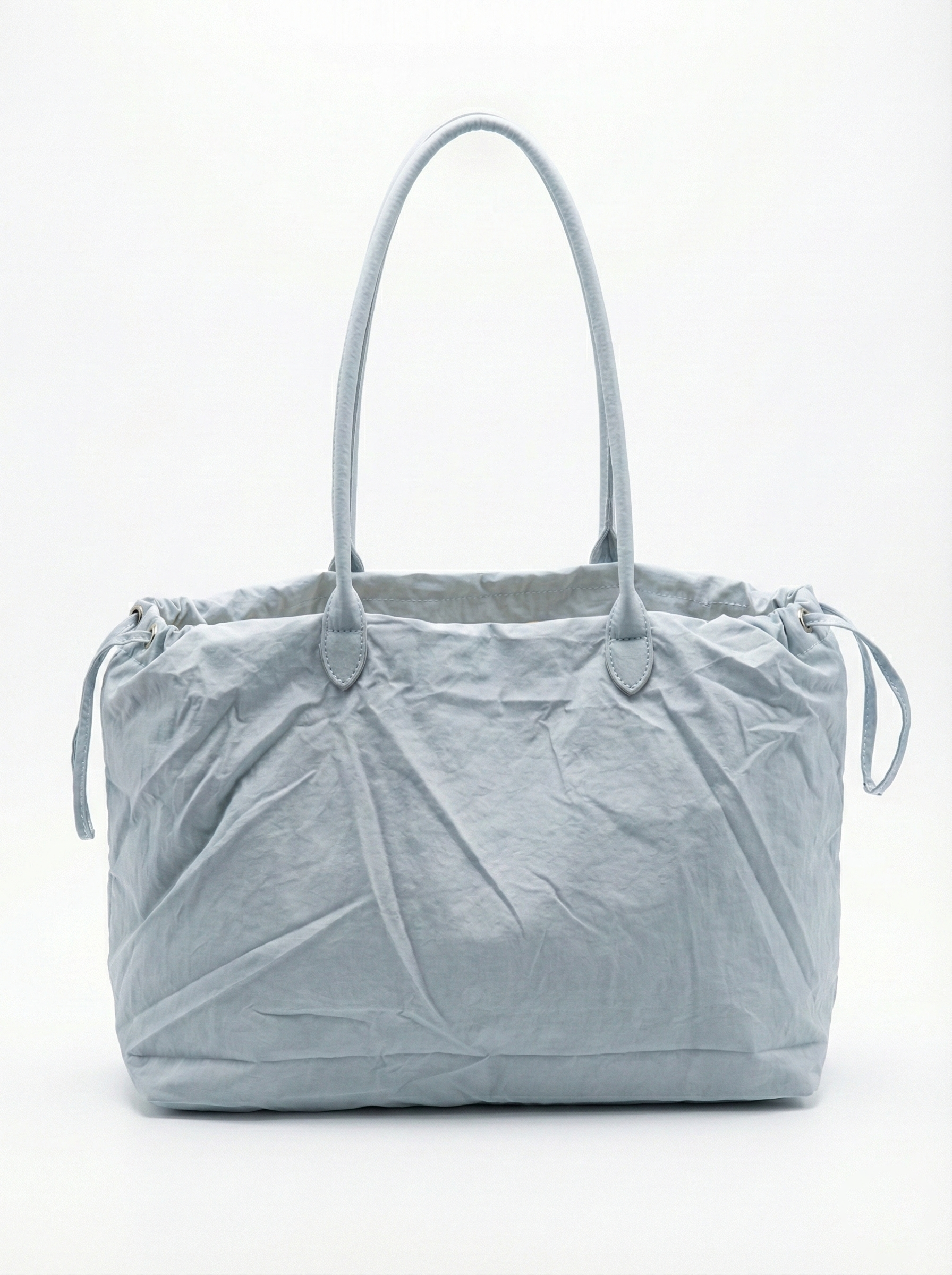 Sky Blue Drawstring Tote Bag