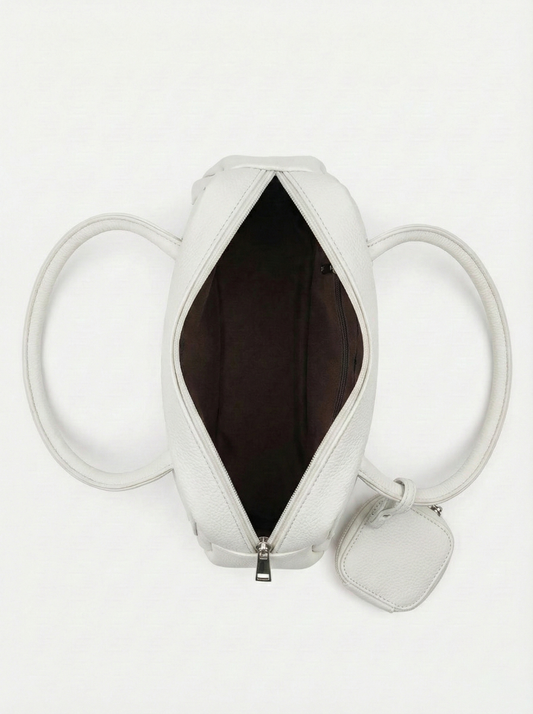 Elegant White Mini Shoulder Bag