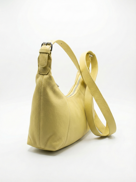 Butter Yellow Shoulder Bag – Soft Chic Everyday Style