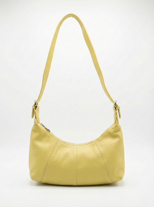 Butter Yellow Shoulder Bag – Soft Chic Everyday Style