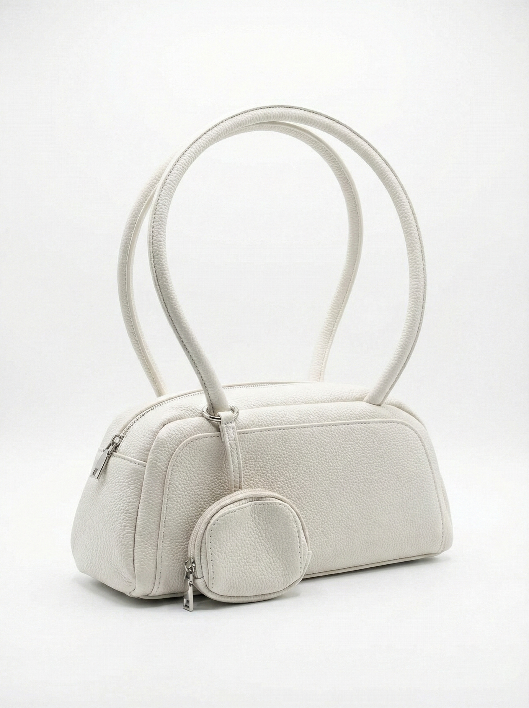 Elegant White Mini Shoulder Bag
