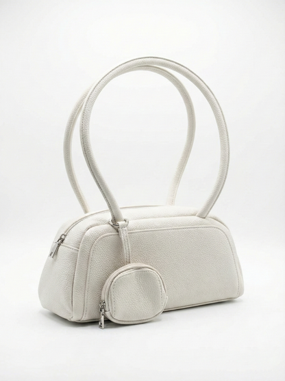 Elegant White Mini Shoulder Bag