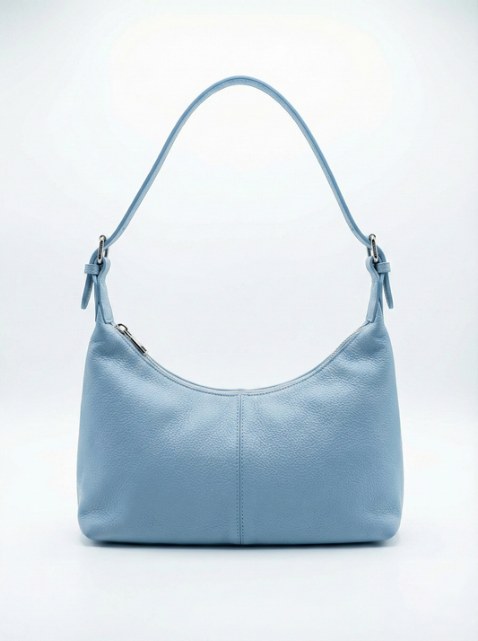 Sky Blue Shoulder & Crossbody Bag – Minimal Chic Edition