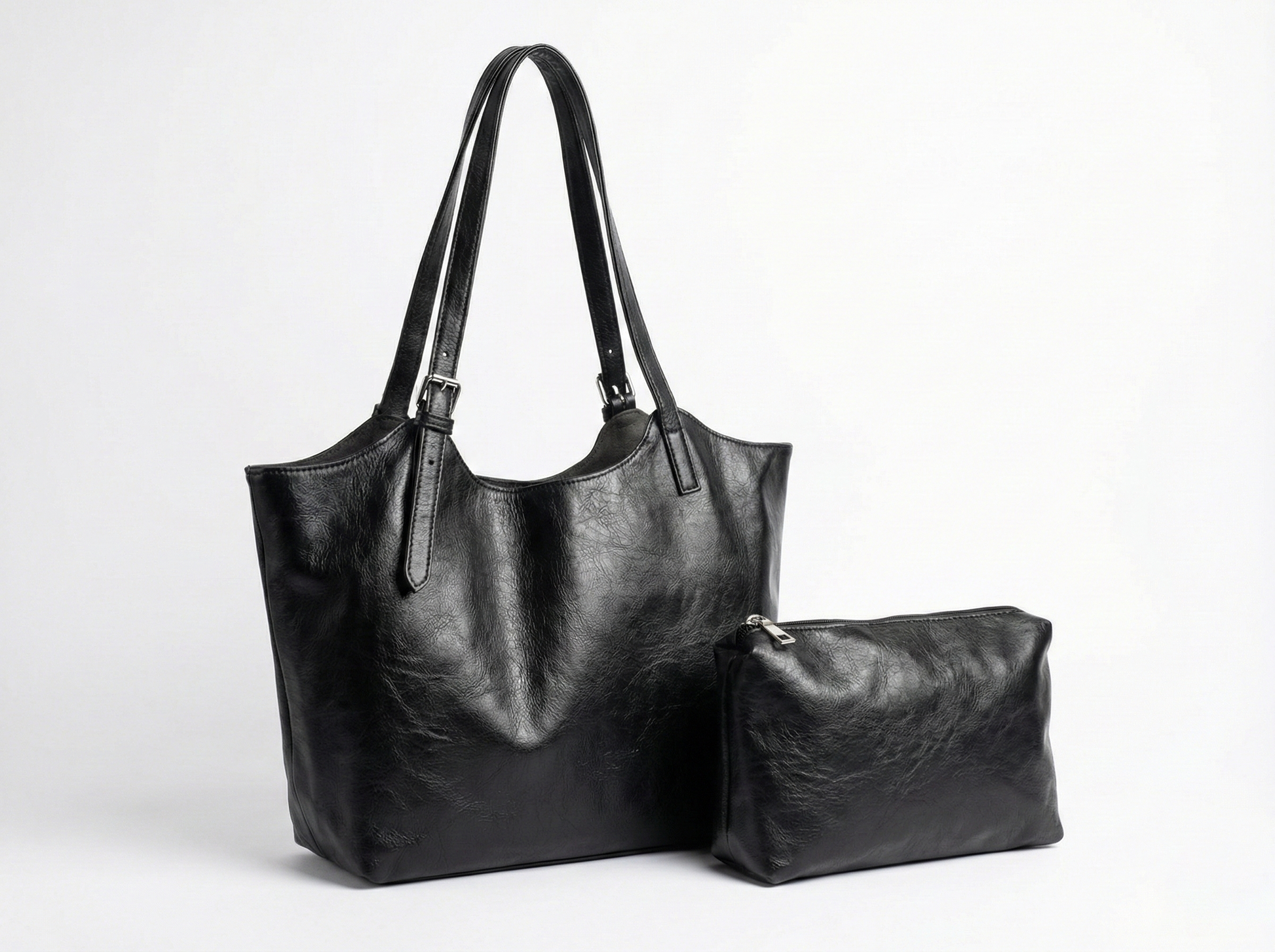 Midnight Black Tote Bag – Everyday Luxury Carry