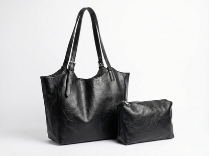 Midnight Black Tote Bag – Everyday Luxury Carry