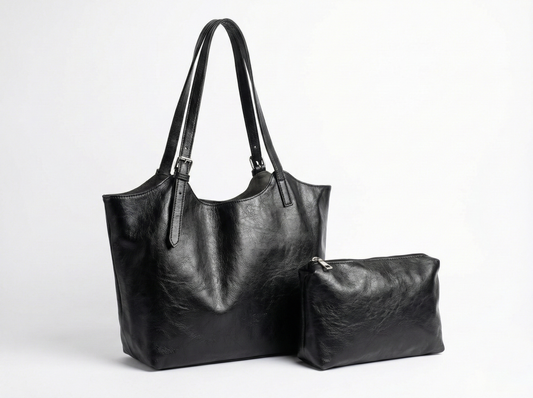 Midnight Black Tote Bag – Everyday Luxury Carry