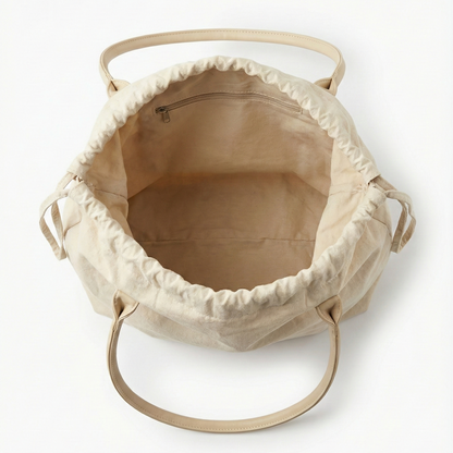 Minimalist Drawstring Tote Bag