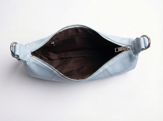 Sky Blue Shoulder & Crossbody Bag – Minimal Chic Edition